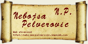 Nebojša Pelverović vizit kartica